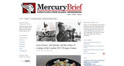 Desktop Screenshot of mercurybrief.com